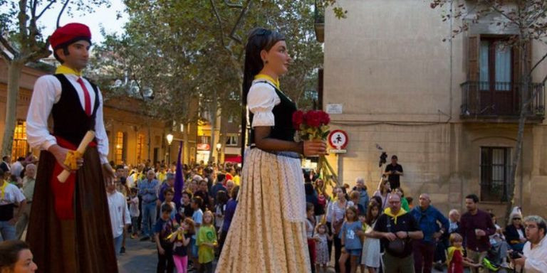 Celebración de las fiestas de Sarrià en una edición anterior / AJUNTAMENT