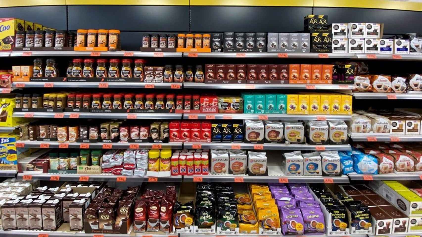Productos en un supermercado de Barcelona / EUROPA PRESS