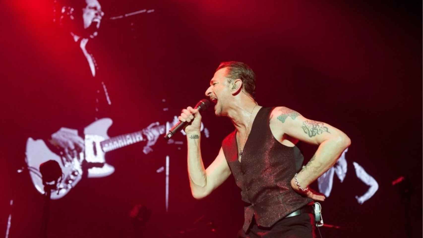 Dave Gahan de Depeche Mode en un concierto en Madrid / EUROPA PRESS