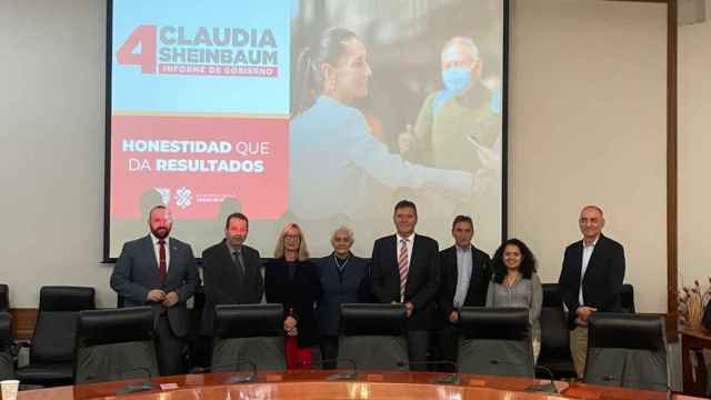 Miembros de Promoció de Ciutat del Ayuntamiento con representantes del gobierno de Ciudad de México / AJ BCN