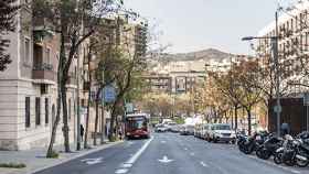 Una imagen de la avenida de los Quinze, en Barcelona, donde se produjo el tiroteo / AYUNTAMIENTO DE BARCELONA