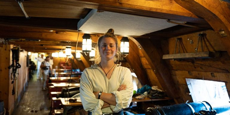 Hanna Iönnqvist, de la tripulación del velero de madera más grande del mundo / LUIS MIGUEL AÑÓN - METRÓPOLI