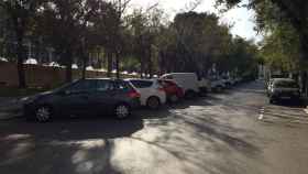 Vehículos estacionados en área verde en la calle de Trias i Giró / METRÓPOLI - RP