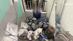 Maletas y grandes equipajes que robaron en 10 coches de la Roca Village / GUARDIA URBANA