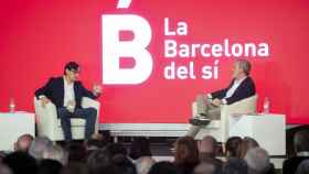 Jaume Collboni y Salvador Illa, en un acto del PSC de Barcelona / EFE - MARTA PEREZ