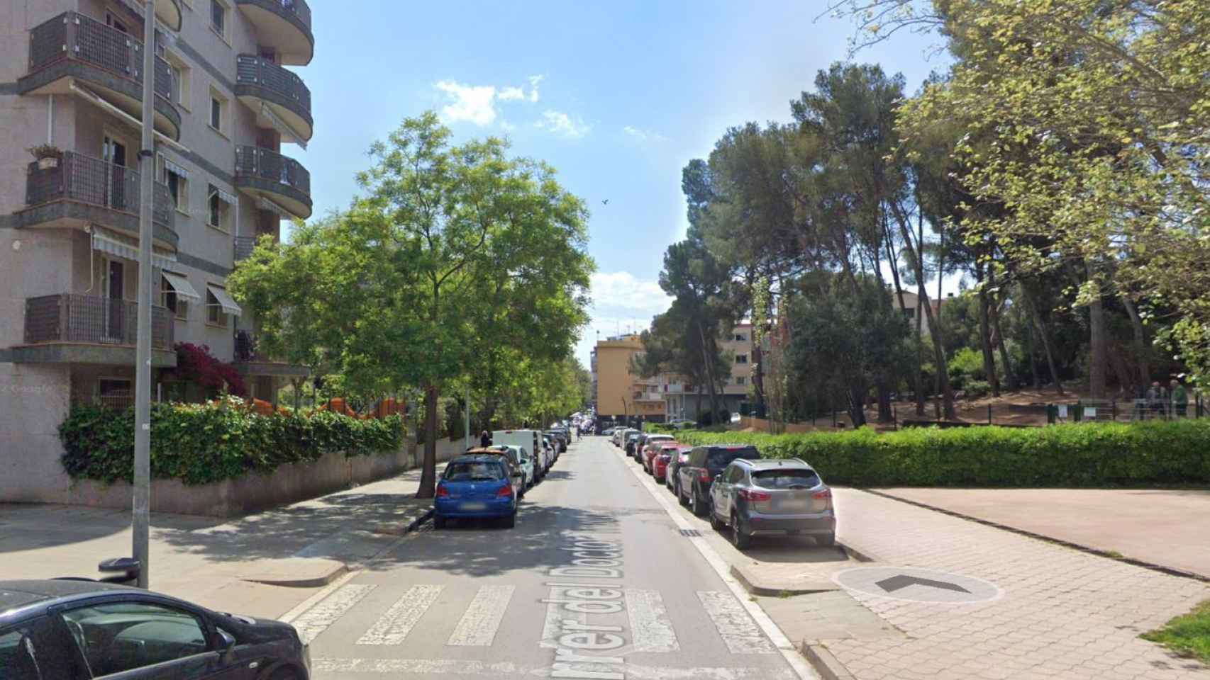 La calle de Doctor Trueta de Castelldefels / GOOGLE MAPS