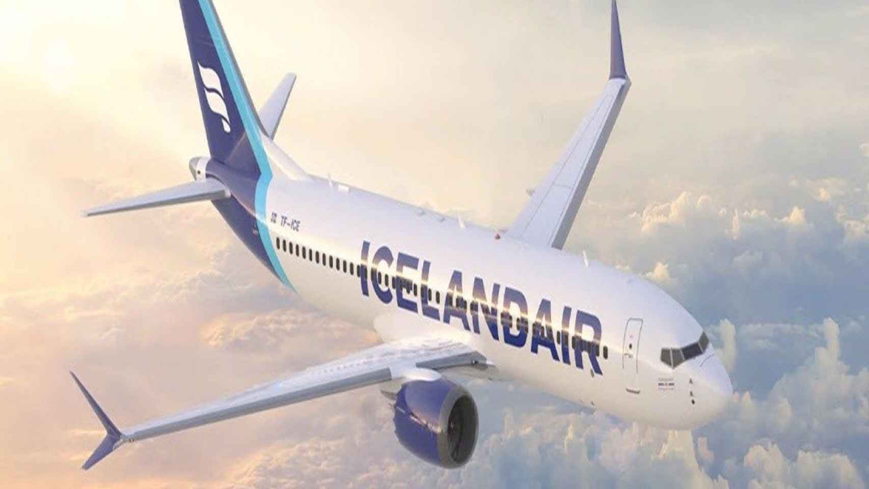 Avión perteneciente a la aerolínia Icelandair / ICELANDAIR