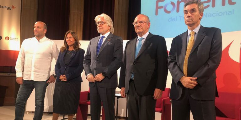 Josep Sánchez Libre, en el auditorio de Foment / MA