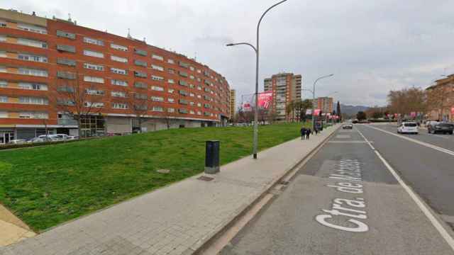 La carretera de Matadepera de Terrassa donde tuvo lugar el intento de secuestro / GOOGLE MAPS