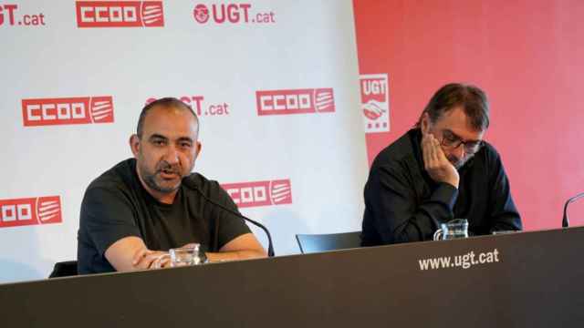 Javier Pacheco y Camil Ros, secretarios generales de CCOO y UGT en Cataluña / CCOO