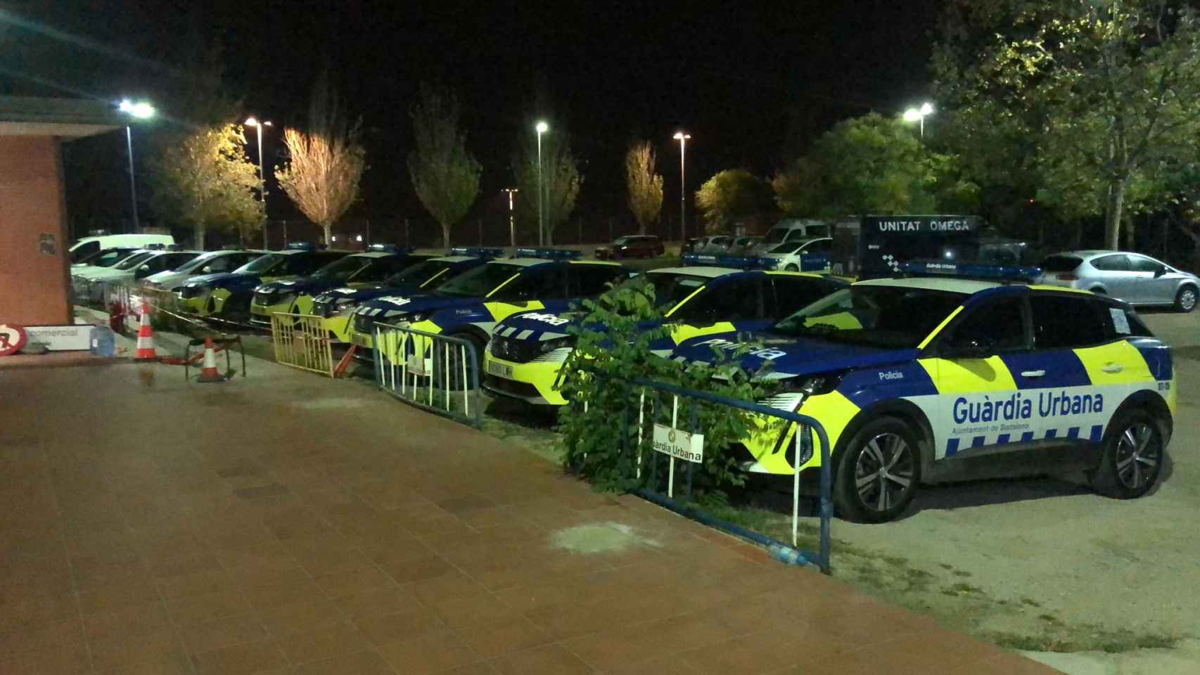 La flota de coches de la Guardia Urbana de Badalona