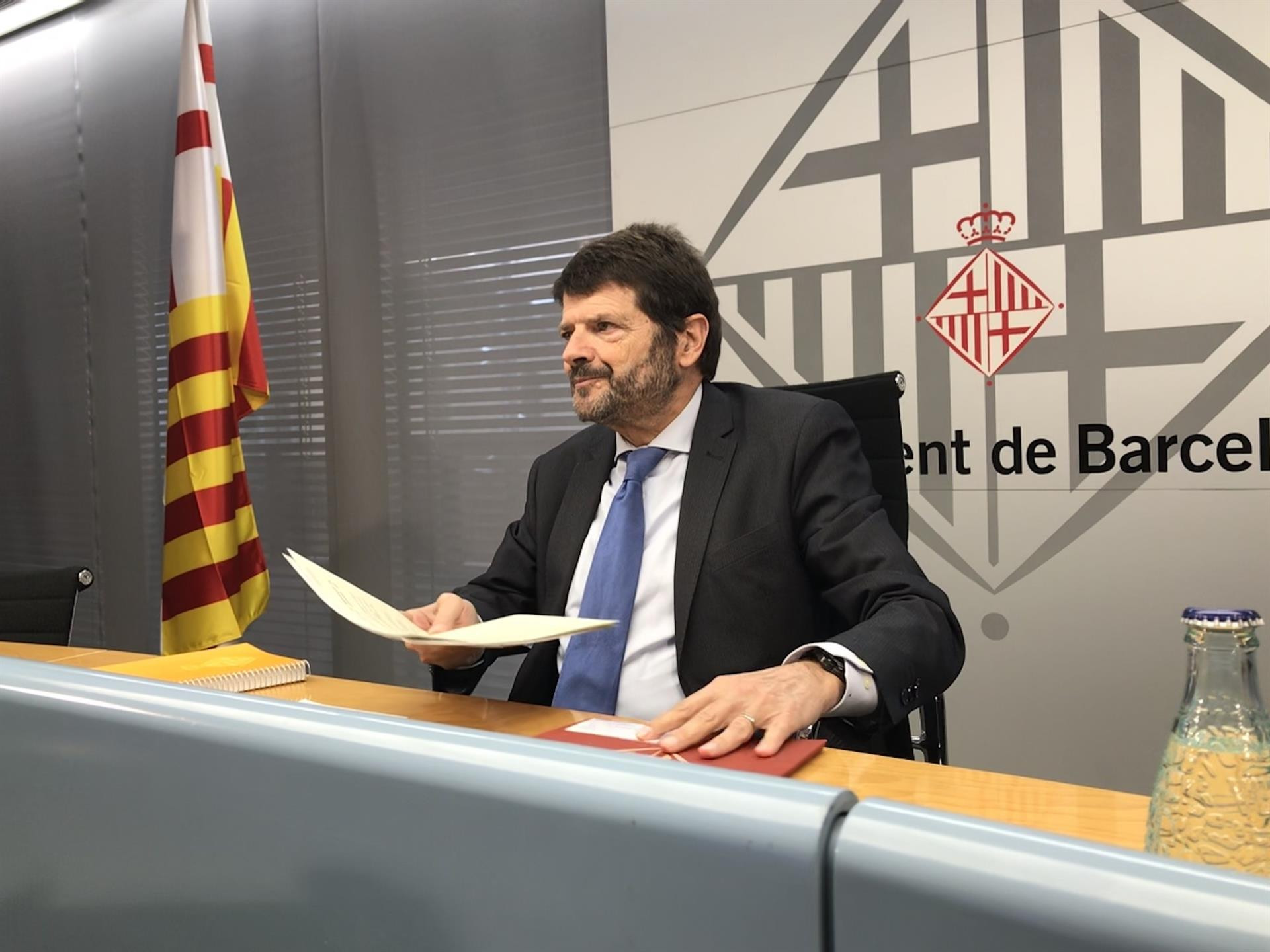 El teniente de alcalde de Seguridad del Ayuntamiento de Barcelona, Albert Batlle / EUROPA PRESS