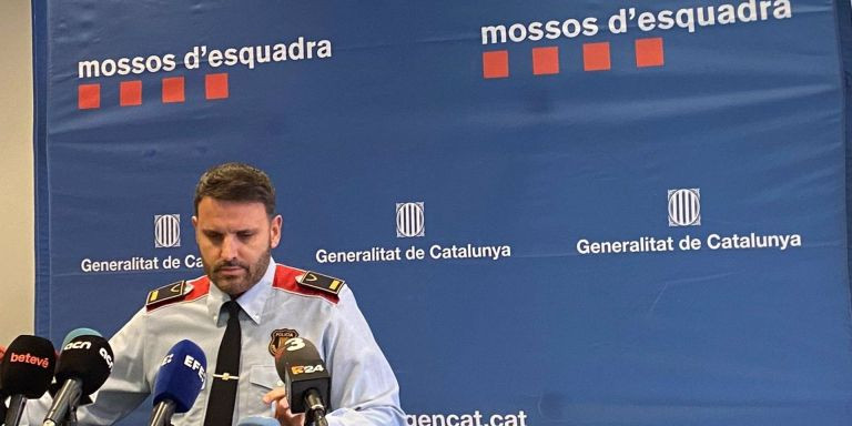 El jefe de la División de Investigación Criminal en Barcelona, Josep Naharro, en rueda de prensa este martes / EUROPA PRESS