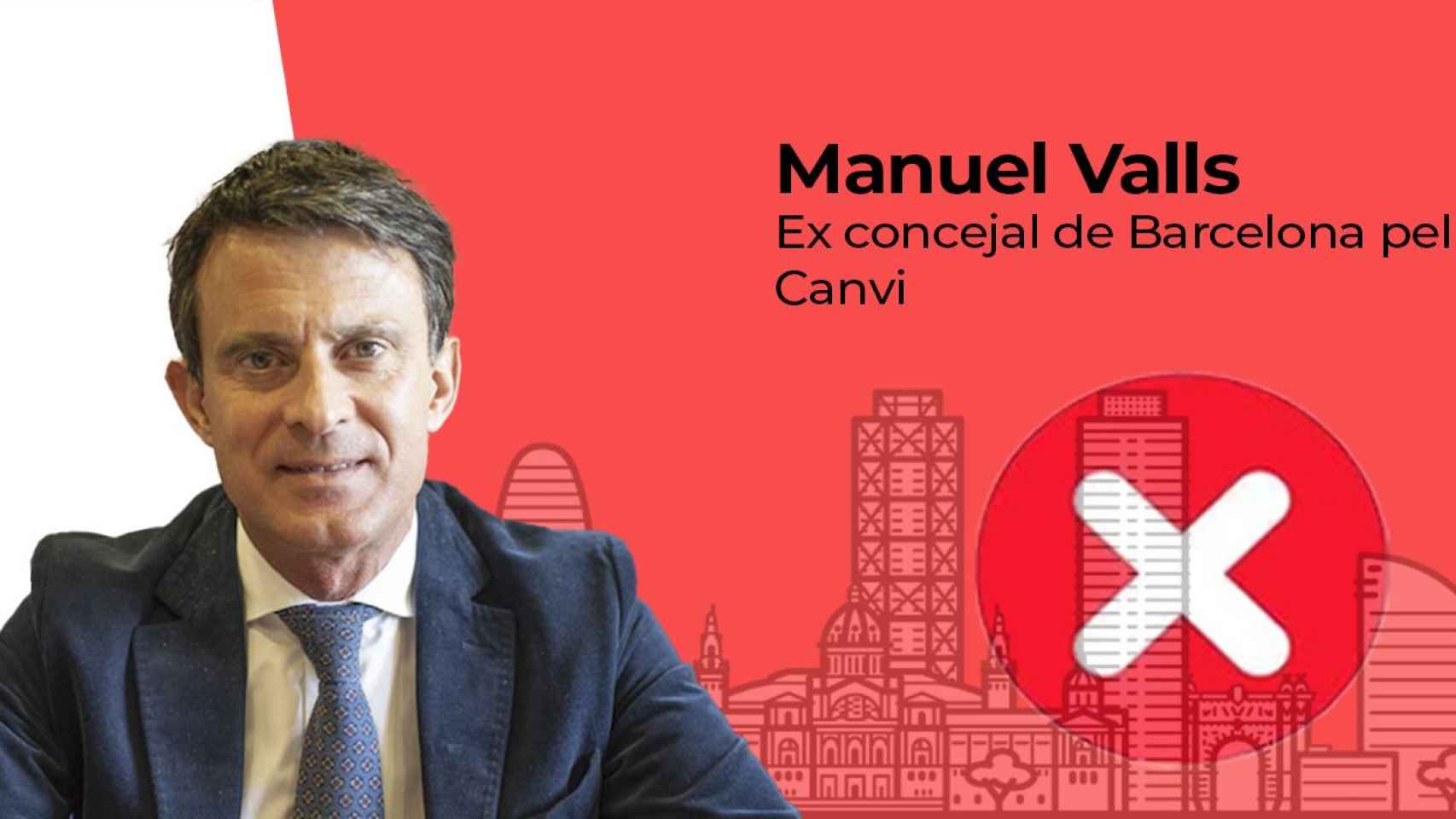El exconcejal de Barcelona Manuel Valls / METRÓPOLI