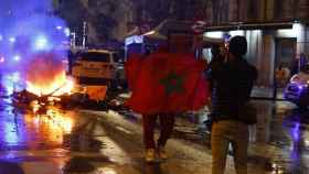 Disturbios por la victoria de Marruecos ante Bélgica / EFE