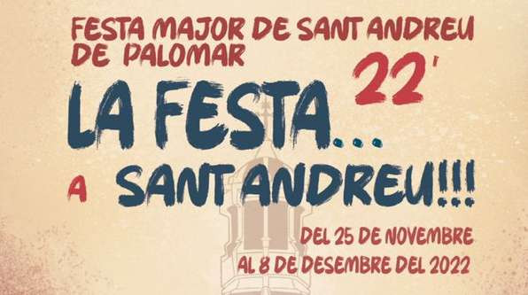 Cartel de la fiesta mayor de Sant Andreu 