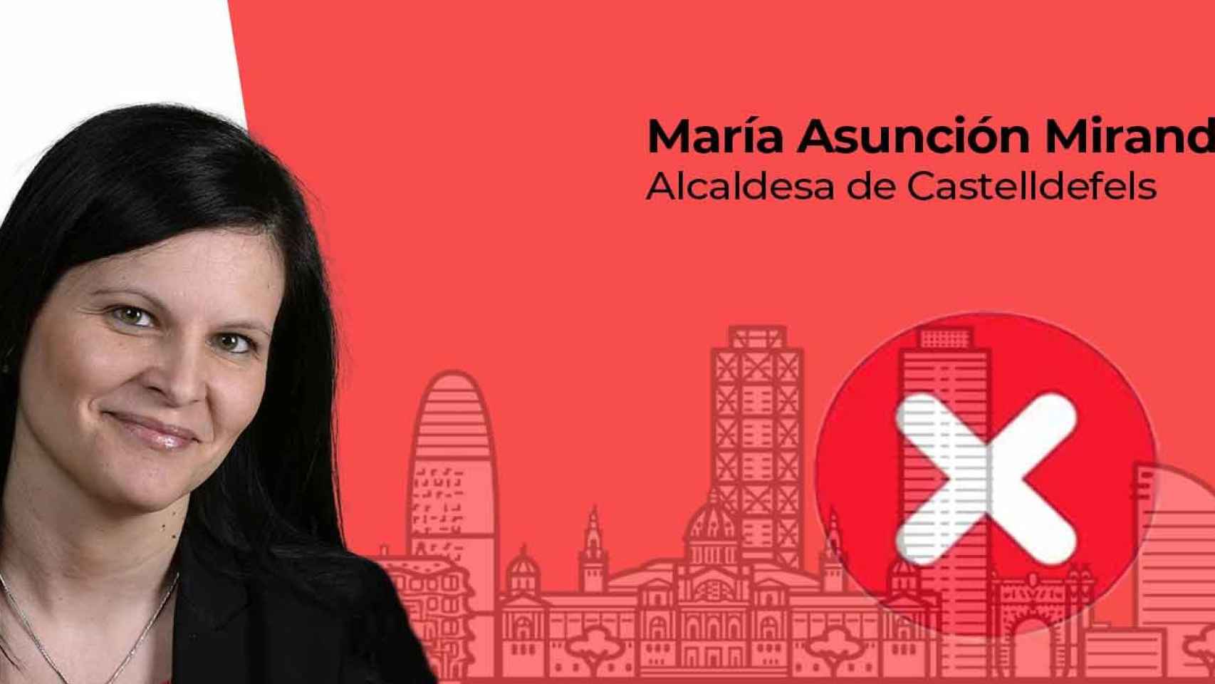 María Asunción Miranda, alcaldesa de Castelldefels / METRÓPOLI