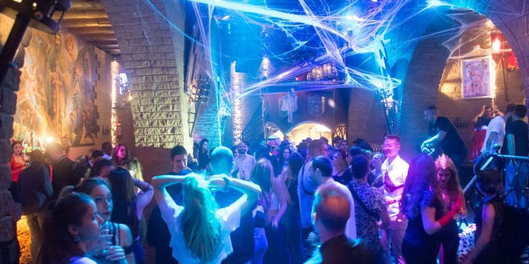 La discoteca Merlin durante una celebración de Halloween / DISCOTECA MERLIN