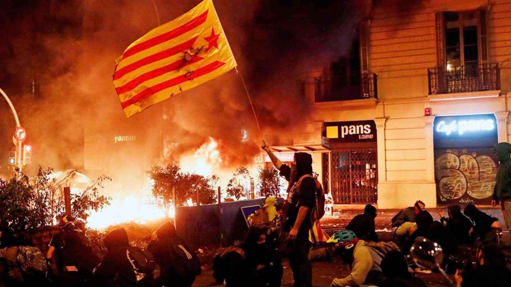 Manifestación independentista en Barcelona / EFE