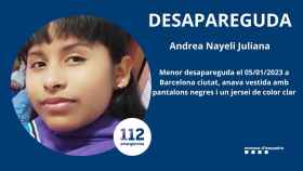 Andrea, la menor desaparecida en Barcelona / MOSSOS D'ESQUADRA