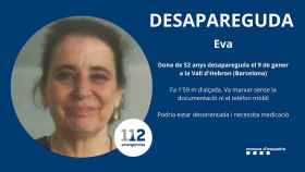 Eva, la mujer desaparecida en Vall Hebrón / MOSSOS