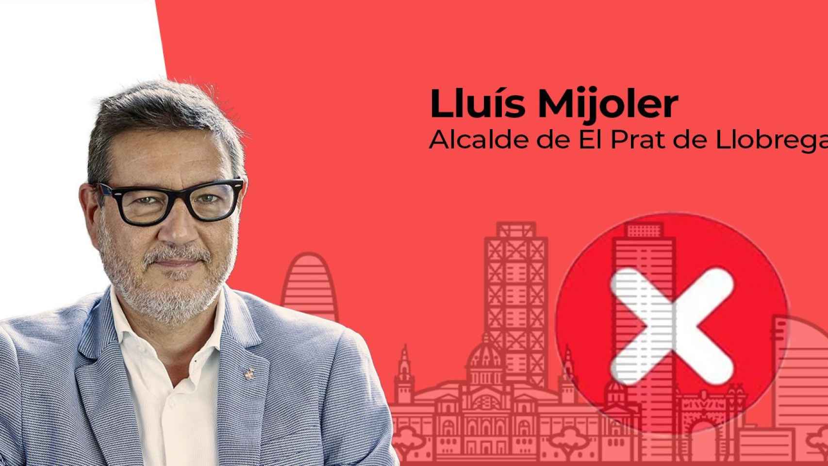 Lluís Mijoler, alcalde de El Prat de Llobregat