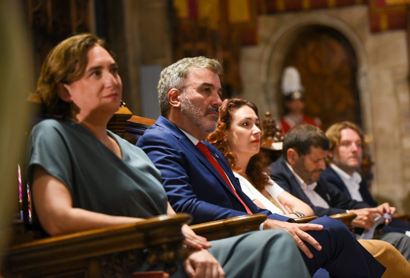 La alcaldesa de Barcelona, Ada Colau, y el líder del PSC, Jaume Collboni / CEDIDA