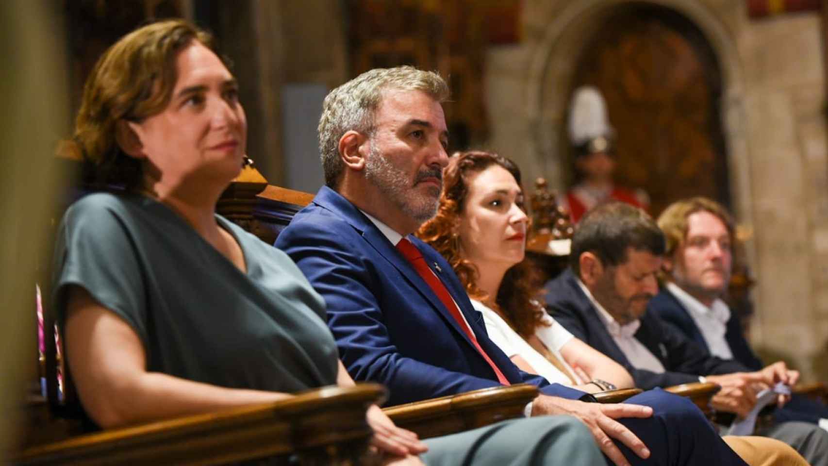 La alcaldesa de Barcelona, Ada Colau, y el primer teniente de alcalde, Jaume Collboni / CEDIDA