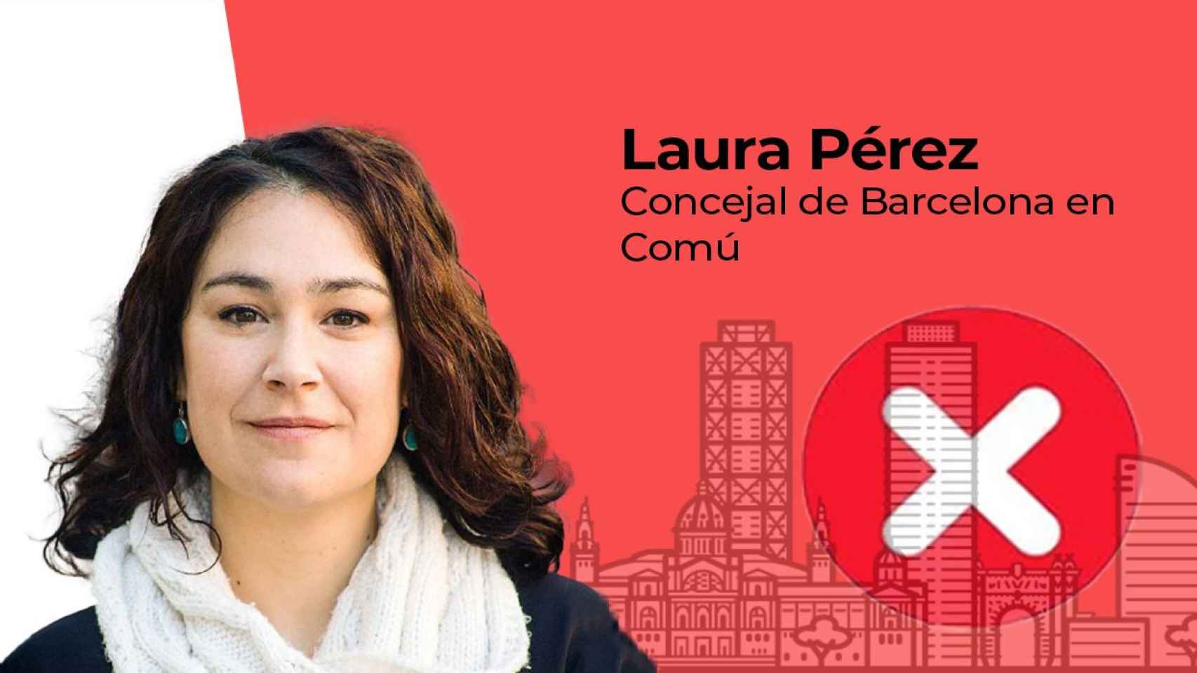 Fotomontaje de Laura Pérez, concejala de Derechos Sociales, Justicia Global, Feminismos y LGTBI del Ayuntamiento de Barcelona / METRÓPOLI