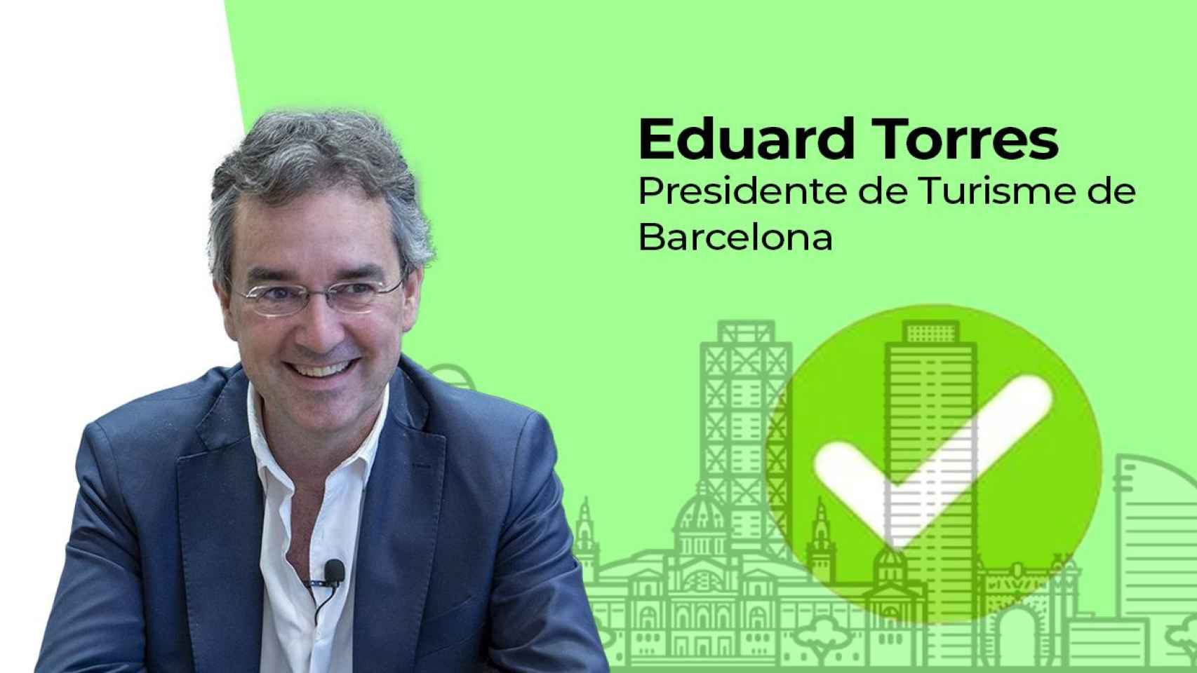Fotomontaje de Eduard Torres, presidente de Turismo de Barcelona / METRÓPOLI