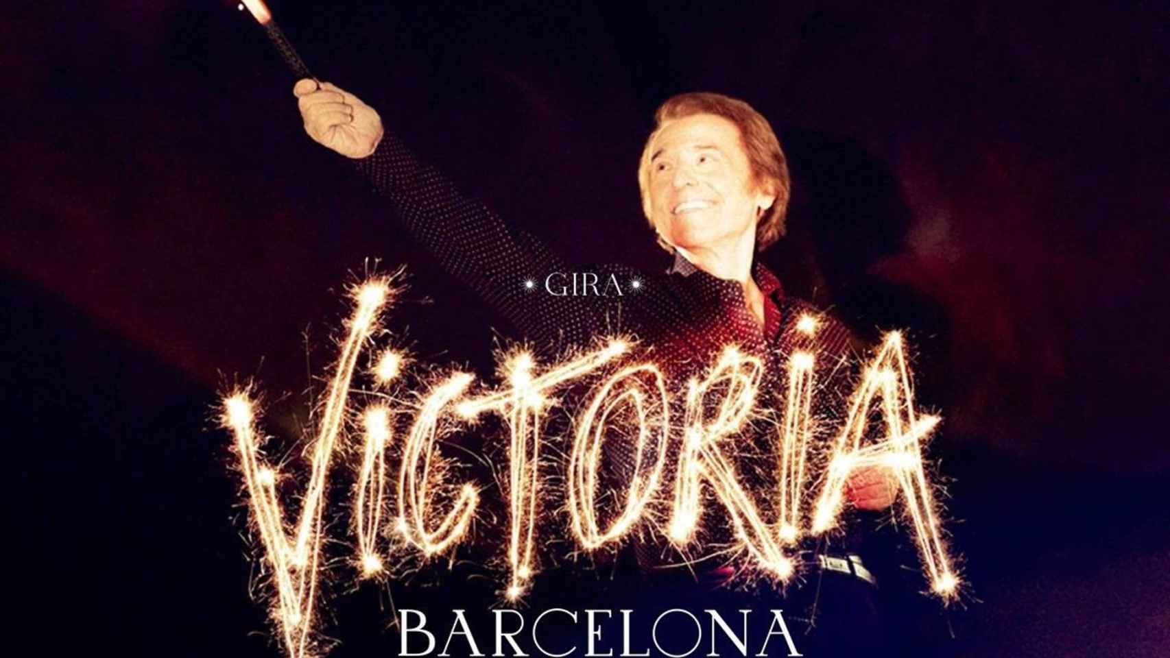 Cartel del concierto de Raphael en Barcelona el 2 de diciembre - THE PROJECT