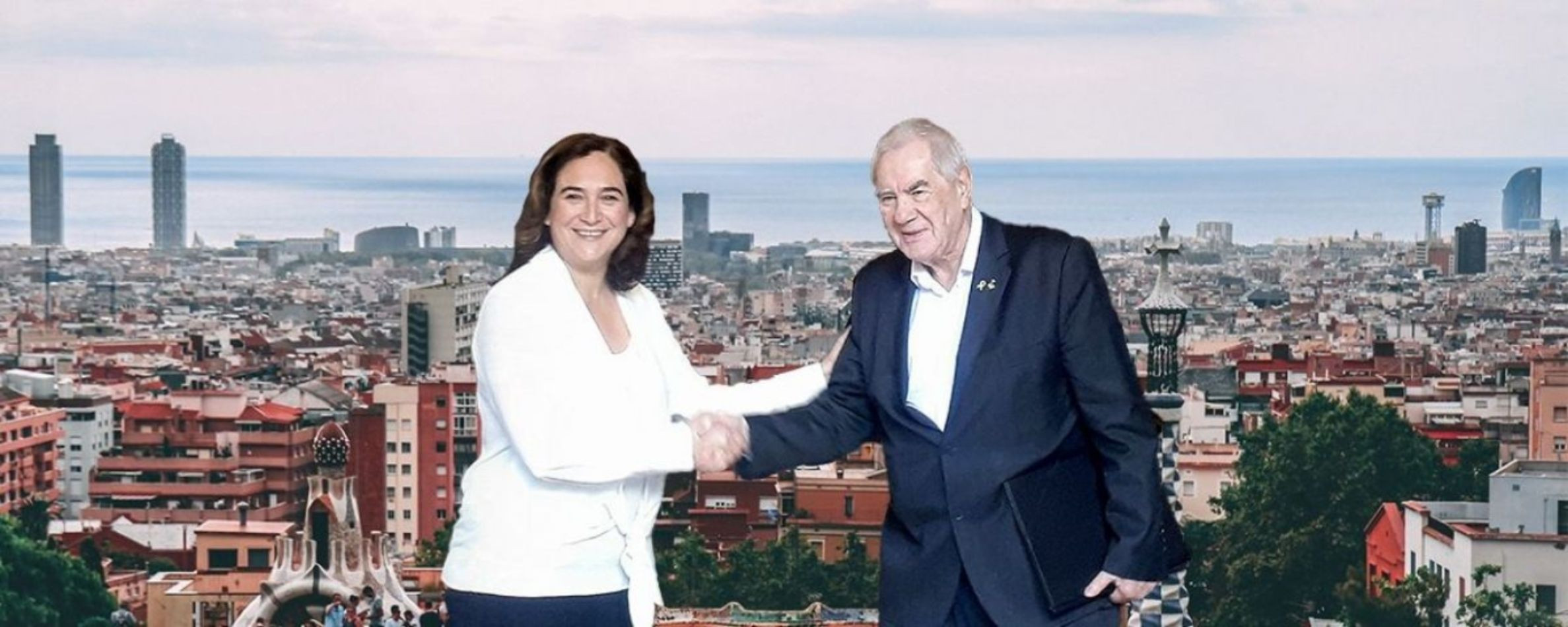 La alcaldesa de Barcelona, Ada Colau, y el líder de ERC, Ernest Maragall / FOTOMONTAJE METRÓPOLI