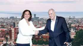 La alcaldesa de Barcelona, Ada Colau, y el líder de ERC, Ernest Maragall / FOTOMONTAJE METRÓPOLI