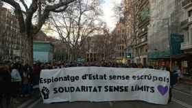 Manifestación contra el policía infiltrado en Barcelona / CGT CATALUNYA