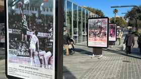 Una fotografía de la exposición callejera en Pompeu Fabra / AJUNTAMENT DE BADALONA