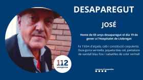 José, desaparecido en l'Hospitalet / Mossos d'Esquadra