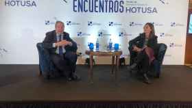 Jordi Hereu y Rocío Martínez, en los Encuentros Hotusa / MA