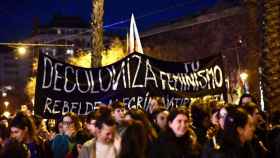 Unas 2.000 mujeres protestan en la manifestación nocturna en Barcelona: La noche es nuestra - DAVID OLLER - EUROPA PRESS