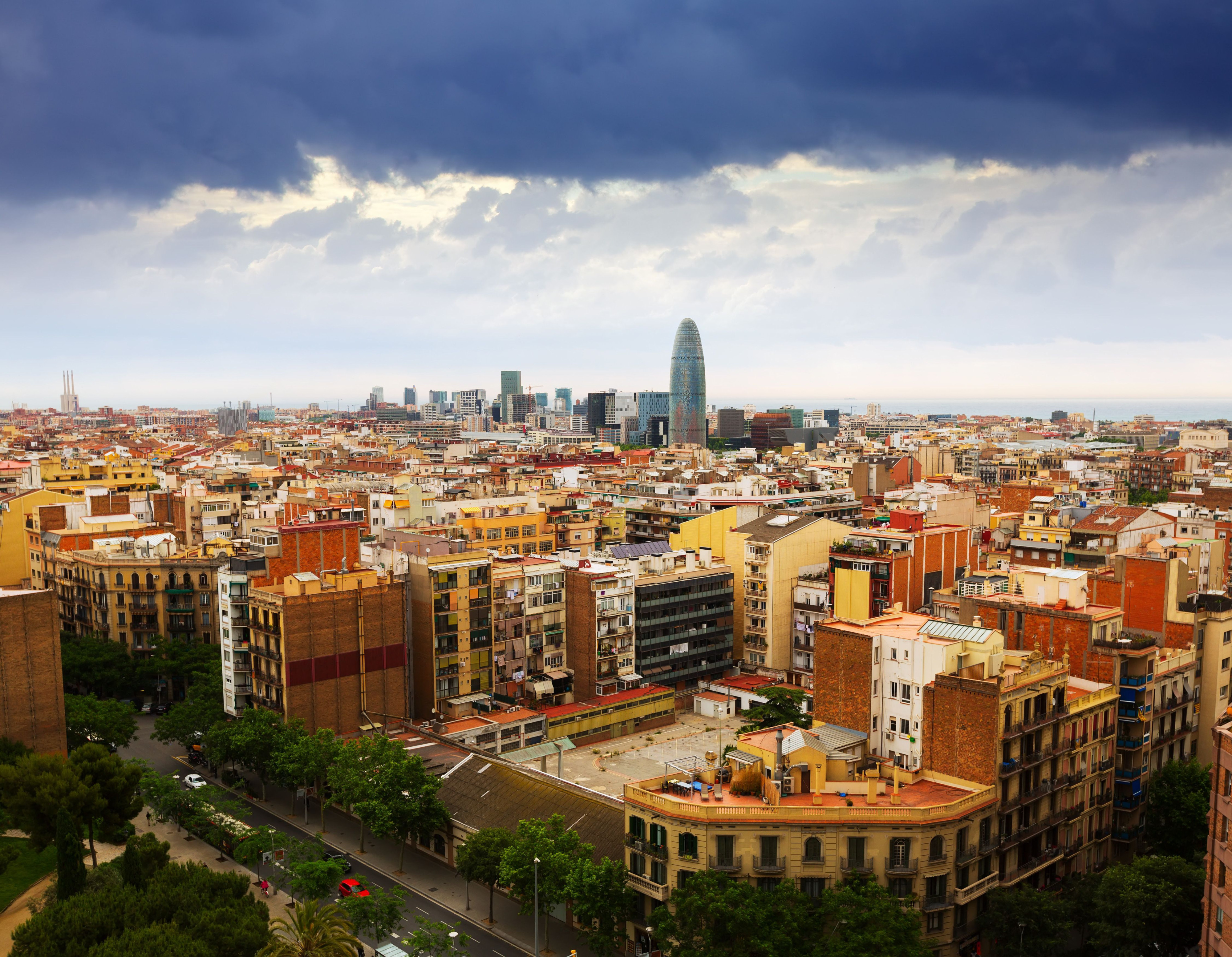 Fotografía panorámica de la ciudad de Barcelona / ARCHIVO