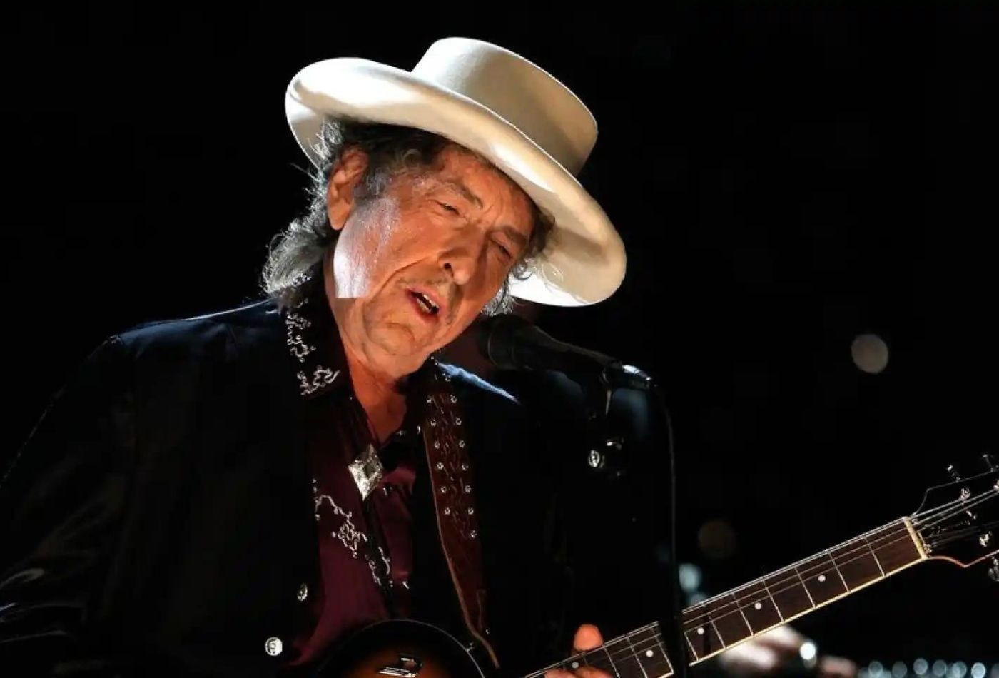 Bob Dylan en un concierto en una imagen de archivo