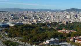 Vista aérea del parque de la Ciutadella en Barcelona / AYUNTAMIENTO DE BARCELONA