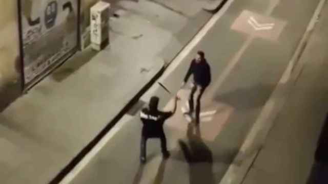 Pelea con machetes en el Raval