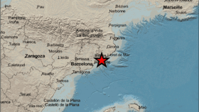 El terremoto en las proximidades de Arenys de Mar este domingo, 26 de marzo / INSTITUTO GEOGRÁFICO NACIONAL