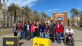 Los integrantes de la lista de ERC para las elecciones municipales de mayo de 2023 en Barcelona / EUROPA PRESS
