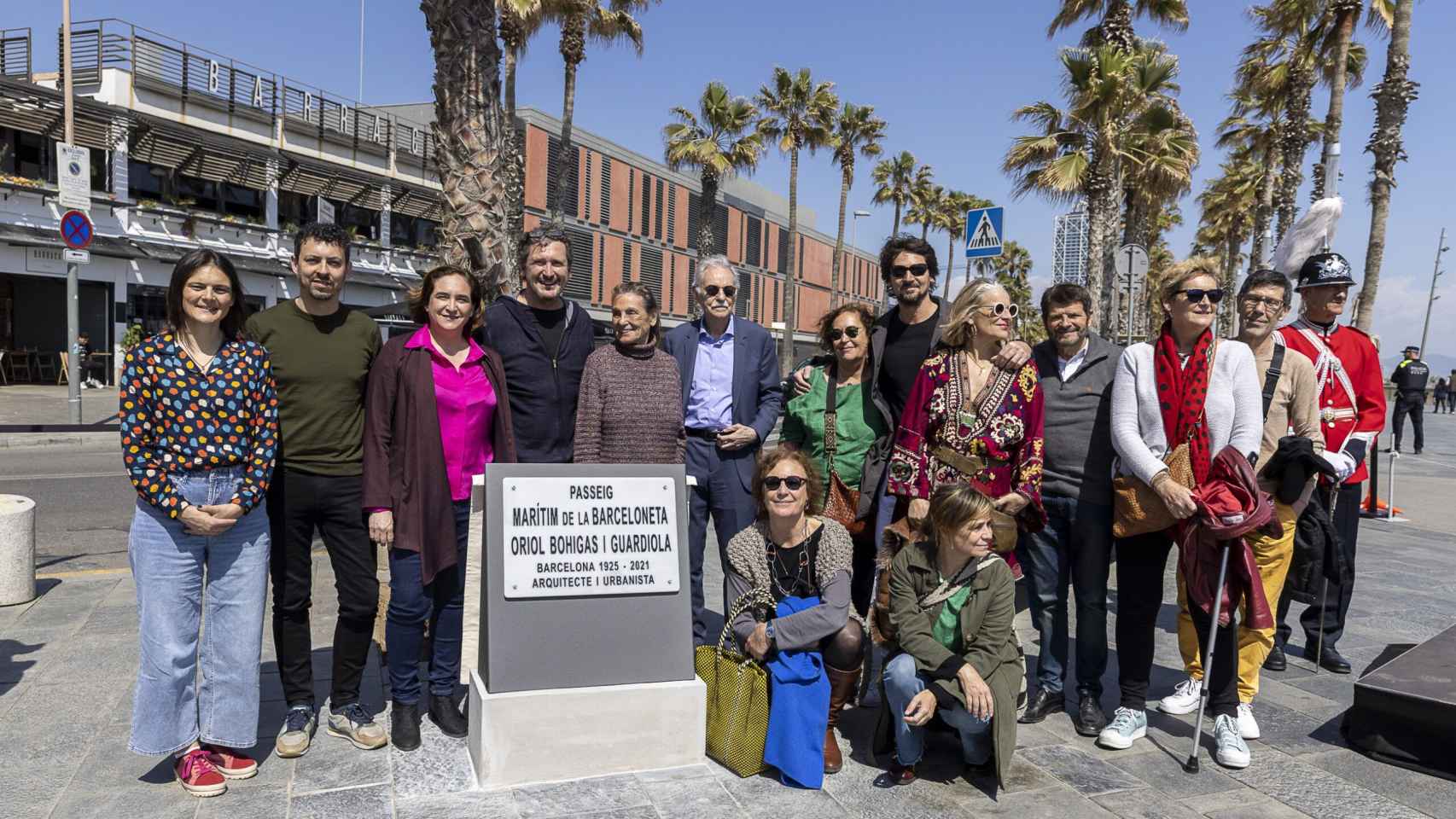 Homenaje a Bohigas en el paseo Marítim de la Barceloneta / AJ BCN