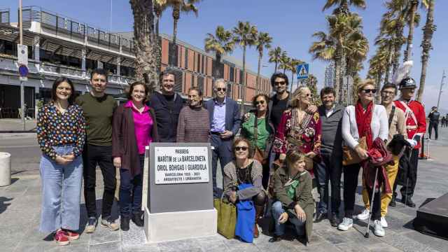 Homenaje a Bohigas en el paseo Marítim de la Barceloneta / AJ BCN