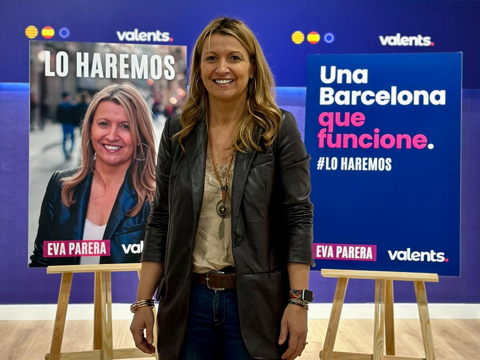 Eva Parera en la presentación de la imagen de precampaña para las elecciones municipales de mayo / VALENTS