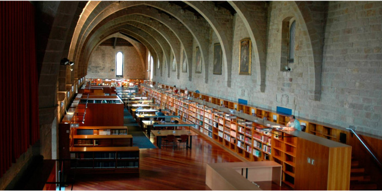 Interior de la Biblioteca de Catalunya / BIBLIOTECA DE CATALUNYA