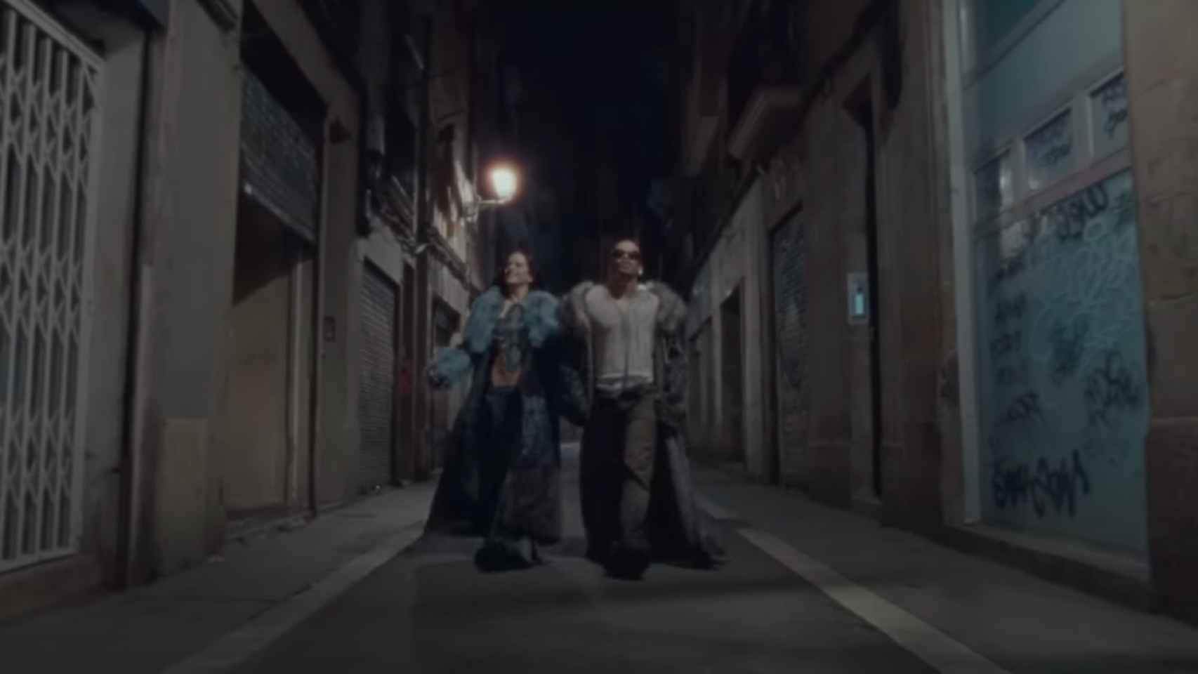 El nuevo videoclip de Rosalia y Rauw Alejandro grabado en Barcelona / YOUTUBE