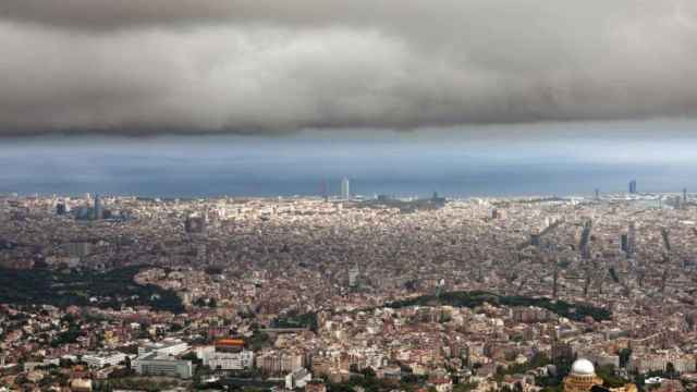 Nubes densas en una imagen panorámica de Barcelona / AJUNTAMENT DE BARCELONA